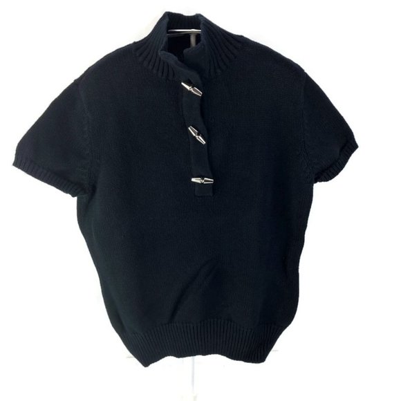 LAUREN RALPH LAUREN Sweater Cotton Short Sleeve - Picture 1 of 4